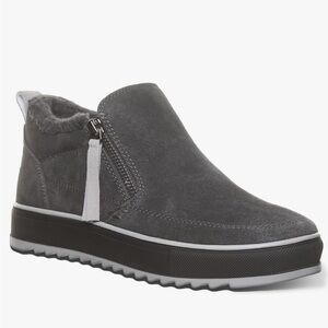 BEARPAW Women's Amanza Suede Bootie Sneaker in Graphite Size 8 NEW